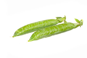 peas isolated on white background