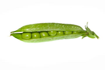 peas isolated on white background