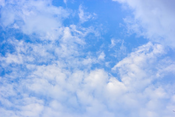 Blue sky with clouds. nature background