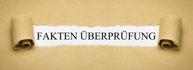 Fakten Überprüfung