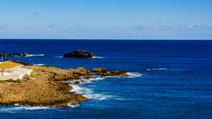 Fototapeta na wymiar Sea coast landscape in Spain