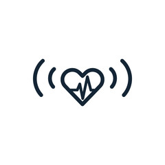 heart, human, vector, medical,pulse, beat, wave, heartbeat icon