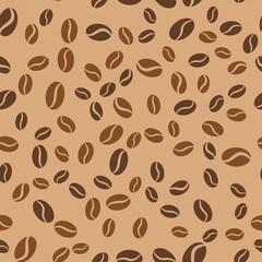 Obraz premium Coffee seamless vector pattern for Cup mug, restaurant or cafe menu design. 
