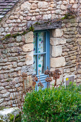 Limeuil, in the Dordogne-Périgord region in Aquitaine, France. Medieval village with typical...