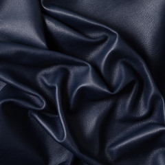 Closeup of dark color leather material texture background