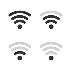 wifi signal strength mobile phone system icons
