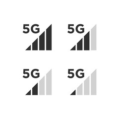 signal strength mobile phone system icons