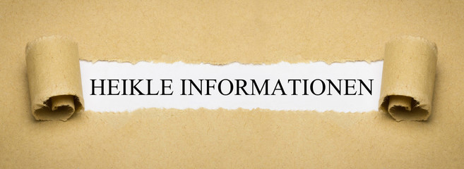 Heikle Informationen