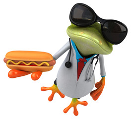 Frog doctor - 3D Illustration