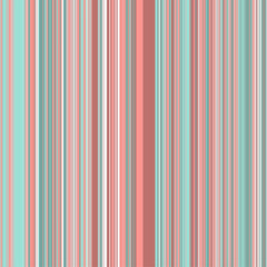 Living coral vertical stripes and lines. Vector seamless pattern. Repeating texture in pastel colors for background, poster, postcard, card, banner, cover, textile, interior design, polygraphy, brochu