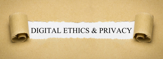 Digital ethics & privacy - obrazy, fototapety, plakaty