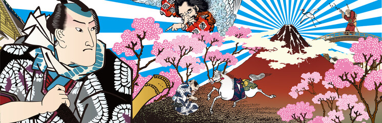 和風コラージュ　その17