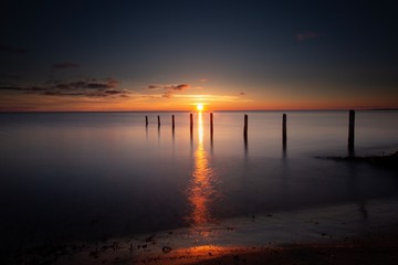 Obraz premium Sunset on the beach