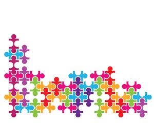 puzzle vector illustration concept