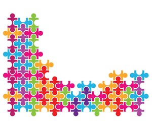 puzzle vector illustration concept