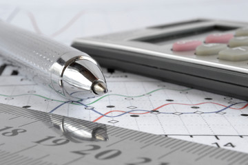 Pen, graph and calculator