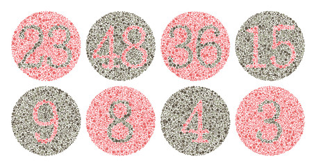 Protanopia Red Color Blindness Daltonism Ishihara Test Number