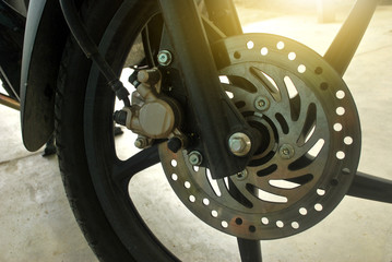 Motorcycle hand brake.Motorcycle brake equipment.