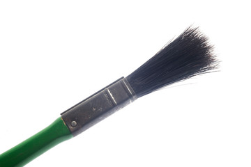 paint brush isolated on a white background.