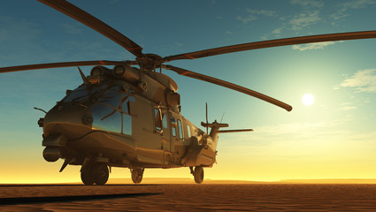 Civilian helicopter © Kovalenko I