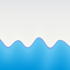 Vector Wavy Blue and White Milk Background