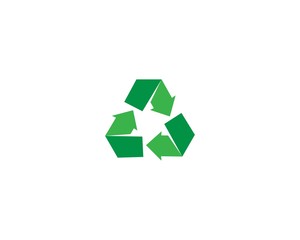 Arrow logo or recycle icon template vector design