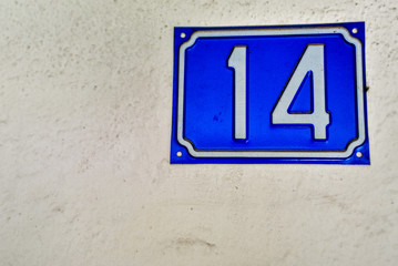 House number 14