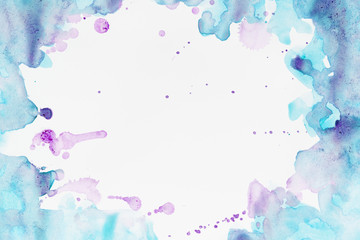 Watercolor splash background