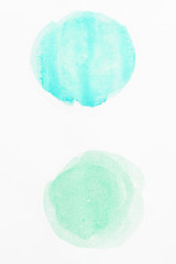 Watercolor abstract circles background