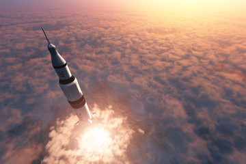 The engine of the rocket. © Kovalenko Iurii