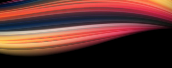 Flowing liquid colors - modern colorful flow poster. Wave liquid shapes. Art design for your design project