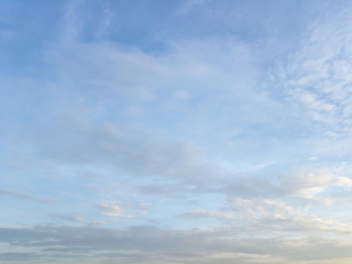 Obraz premium morning sky, blue sky with clouds