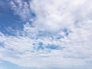 morning sky, blue sky with clouds