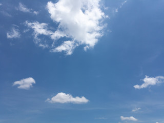 morning sky, blue sky with clouds