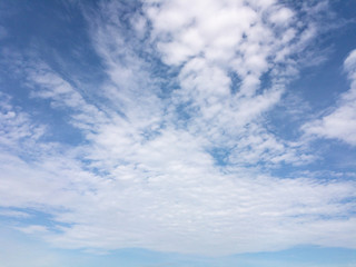 morning sky, blue sky with clouds