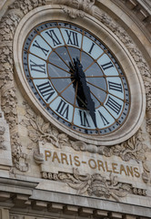 old clock in Paris