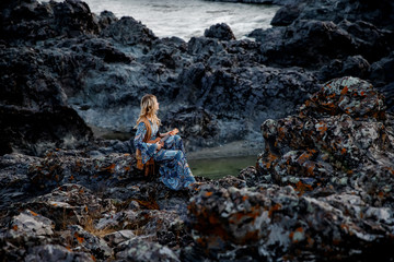  beautiful girl in nature