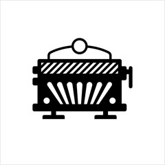 Construction Barrier Icon, Roadblock Barrier Icon