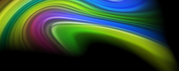 Flowing liquid colors - modern colorful flow poster. Wave liquid shapes. Art design for your design project