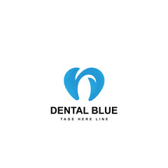 dental blue logo template