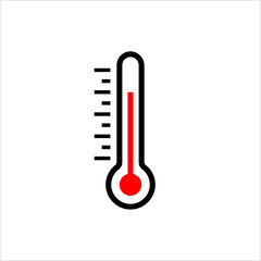 Thermometer Icon, Temperature Meter