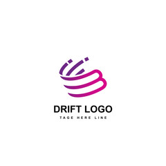 drift logo template