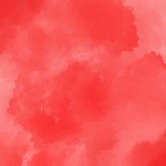 Watercolor red illustration. Abstract art. Cute bright abstraction background. Can be used as children books, woman greeting cards, textures, graphic icons, fashion posters, social media.