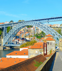 Fototapeta premium Dom Luis Bridge, Porto, Portugal