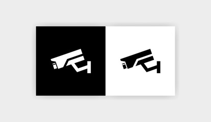 SURVEILLANCE CAMERA Icon Flat Graphic Design