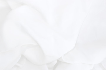 The background of the white fabric that is wavy &ndash; Image