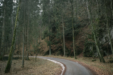 Last signs of winter in Moravsky Kras