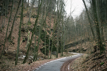 Last signs of winter in Moravsky Kras