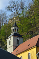 Fototapeta na wymiar klosterberg oybin und bergkirche