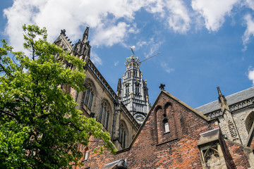 De Grote of St Bavokerk in Haarlem, the Netherlands